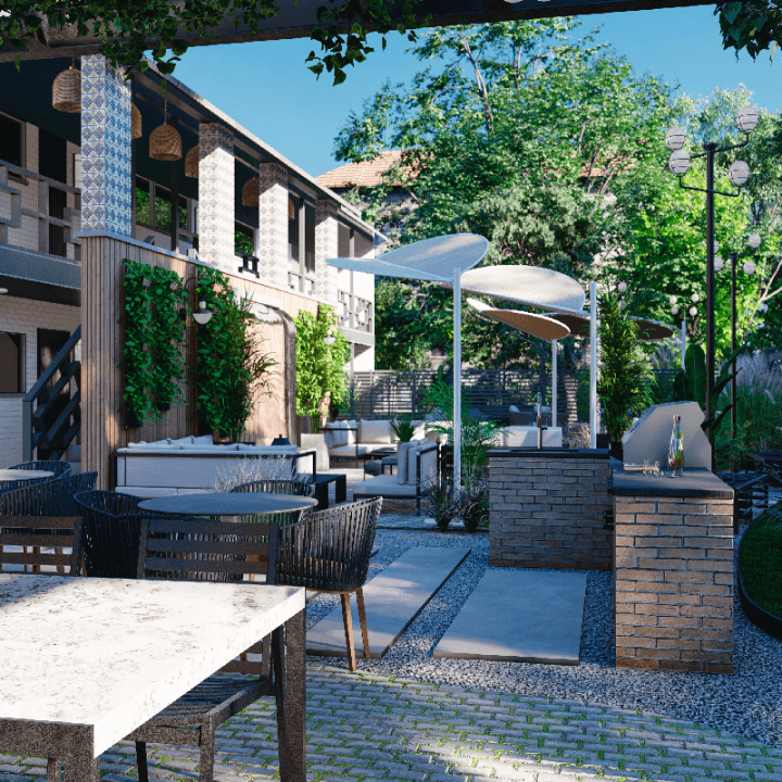 Hayde Park Apartments - Outdoor Patio